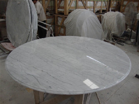 Carrara White Marble Table Top