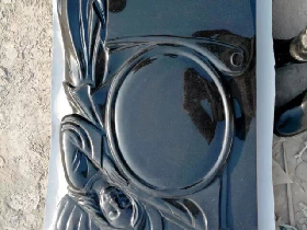 Russian Monument Black Granite 003