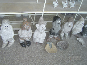 The Seven Dwarfs Stone Statues