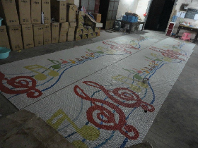 Glass Mosaic Wallpaper