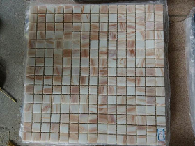 GOLDEN FOIL GLASS MOSAIC 007