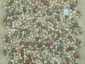 Interlocking Gravel Pebble Back Mesh 007