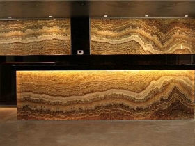 Tiger Onyx Backlit Countertop