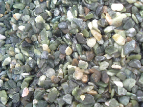 Dark Green Tumbled Pebble