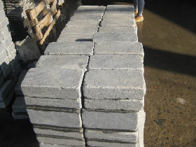 Dark Grey Granite Tumbled Paver