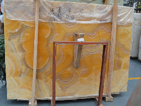 Orange Onyx Slabs