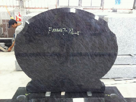 Bahama Blue Granite Headstones 001