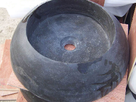 Blue Limestone Vessel Sink