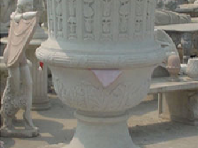Big Marble Flower Pots