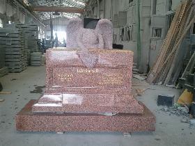 Angel Granite Tombstone 001