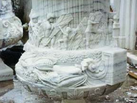 Stone Flower Pot with Plinth