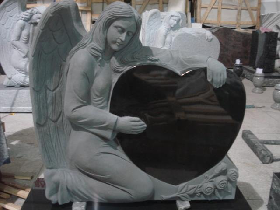 Angel Granite Monument 004