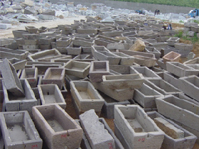 Old Stone Trough Flower Pot