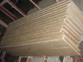 Yellow Marble Stair Tread