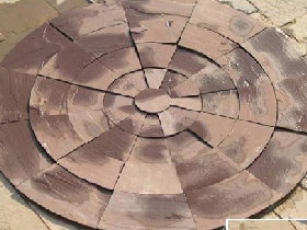 Purple Sandstone Paving Circle Kit