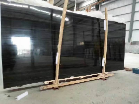 Oak Black Marble Slab