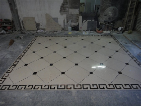 Marble Foyer Medallion Flooring