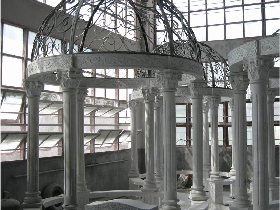 White Marble Gazeebo