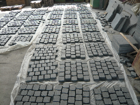 Dark Grey Granite Mesh Paver