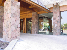 Sawn Lava Rock Column