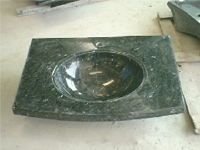 Emerald Pearl Granite Infinity Sink