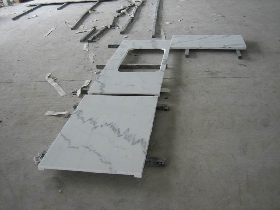 China White Marble Vanity Top