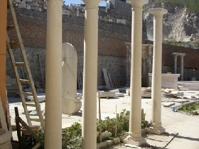 Gray Granite Column