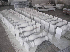 Pearl White Granite Baluster