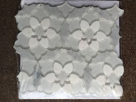 Glass Waterjet Tile