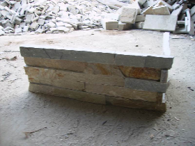 Yellow Slate Corner Stone