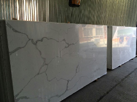 Statuario White Engineered Marble Slabs