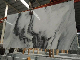 Cloudy White Marble