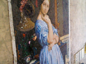 ice jade glass mosaic mural