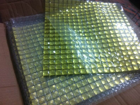 Gold Mirror Crystal Glass Mosaic