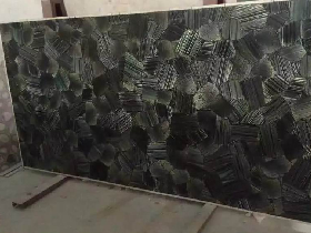 Black Hematite Gemstone Semi Precious Stone Slab