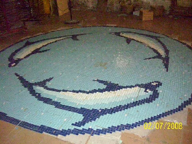 Swimming Pool Glass Pattern