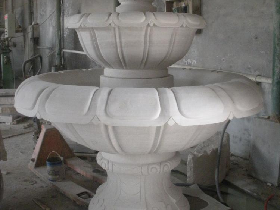 Lotus Flower Water Fountain for Patio