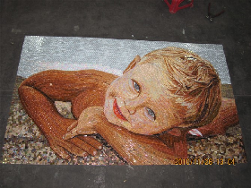 high-end contemptory wall-paper mosaic