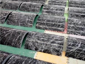 Nero Marquina Marble Column