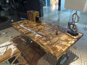 Petrified Wood Office Desk