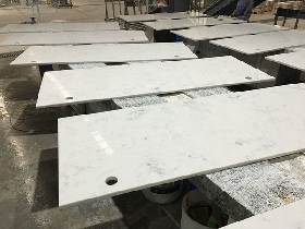 Carrara White Artificial Quartz