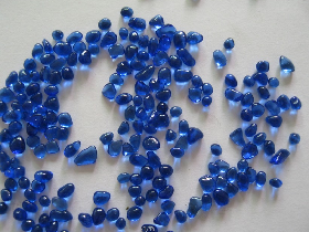 Dark Blue Glass Beads