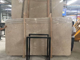 Fossil Beige Marble Slab