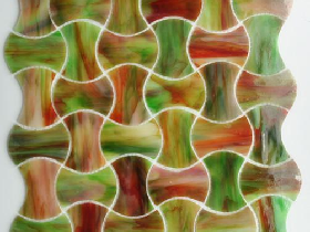 STAINED GLASS MOSAIC TILE 0001