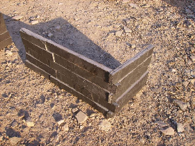 Black Slate Wall Corner Stone