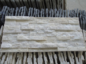 white stone veneer