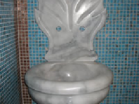 White Marble Hammam Sink