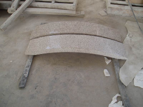 Yellow Granite Arch Door Surround